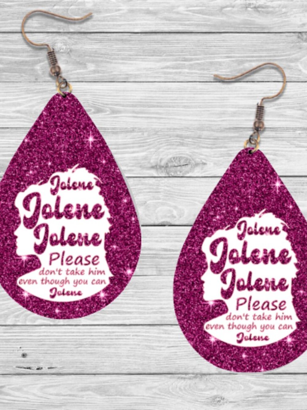 Dolly Parton Earrings: Christmas